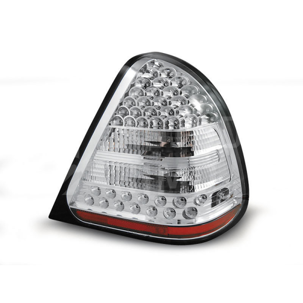 Zadní světla, lampy Mercedes C W202 93-00, LED, chromové