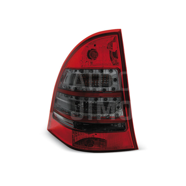 Zadní světla, lampy Mercedes C W203 00-07, combi, LED, červeno-kouřové Zadní světla, lampy Mercedes C W203 00-07, combi, LED, červeno-kouřové