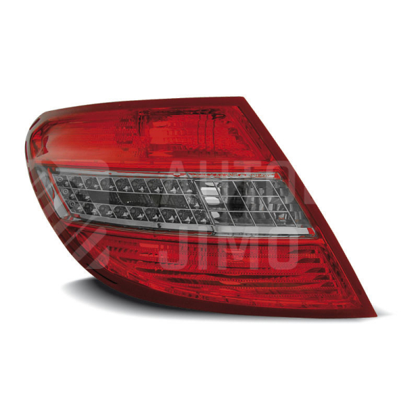Zadní světla, lampy Mercedes C W204 07-10, sedan, LED, červeno-kouřové