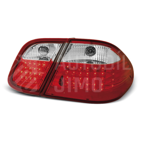Zadní světla, lampy Mercedes CLK W208 97-02, LED, červeno-bílé