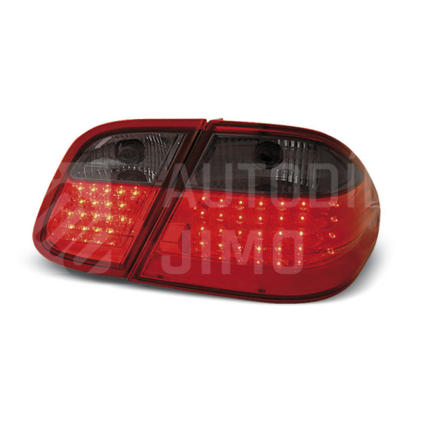 Zadní světla, lampy Mercedes CLK W208 97-02, LED, červeno kouřové