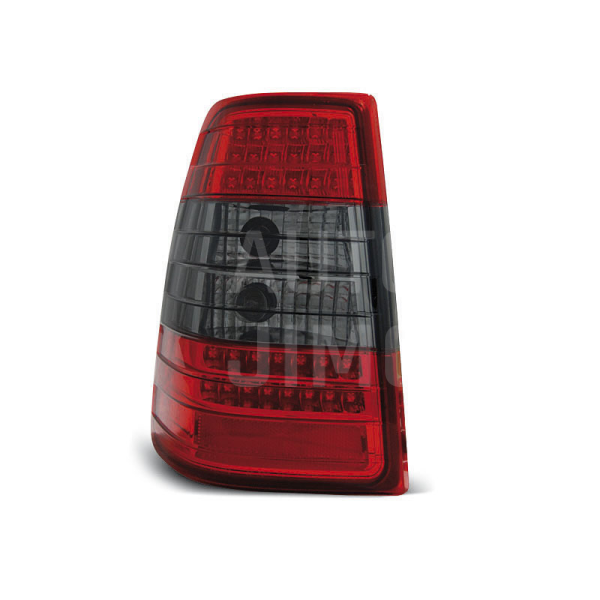 Zadní světla, lampy Mercedes E W124 85-95, combi, LED, červeno-kouřové Zadní světla, lampy Mercedes E W124 85-95, combi, LED, červeno-kouřové