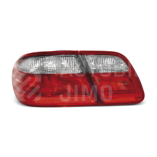 Zadní světla, lampy Mercedes E W210 95-02, červeno-bílé
