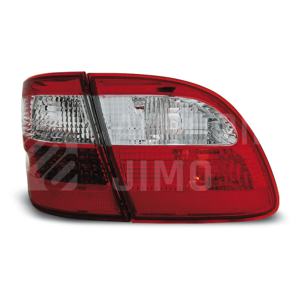 Zadní světla, lampy Mercedes E W211 02-06, combi, LED, červeno-bílé