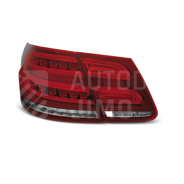 Zadní světla, lampy Mercedes E W212 09-13, LED, červeno-bílé.