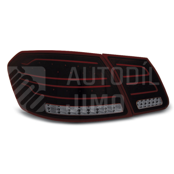 Zadní světla, lampy Mercedes E W212 09-13, LED, červeno kouřové