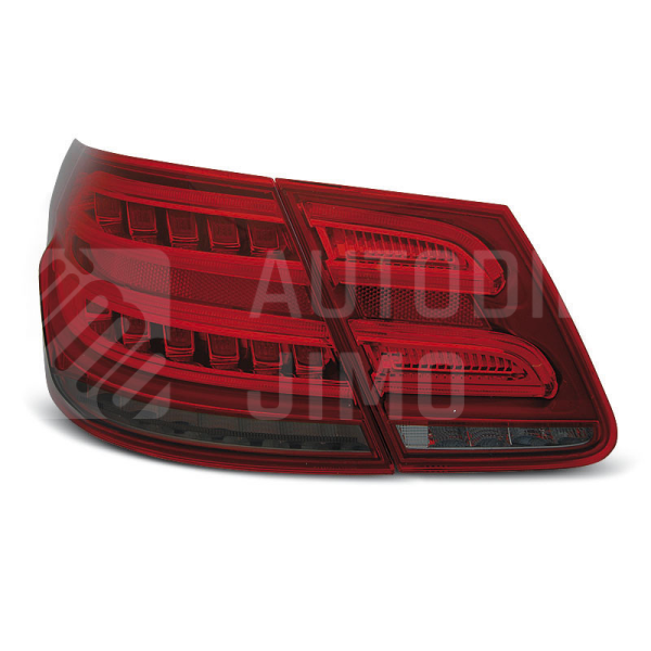 Zadní světla, lampy Mercedes E W212 09-13, LED, červeno-kouřové.