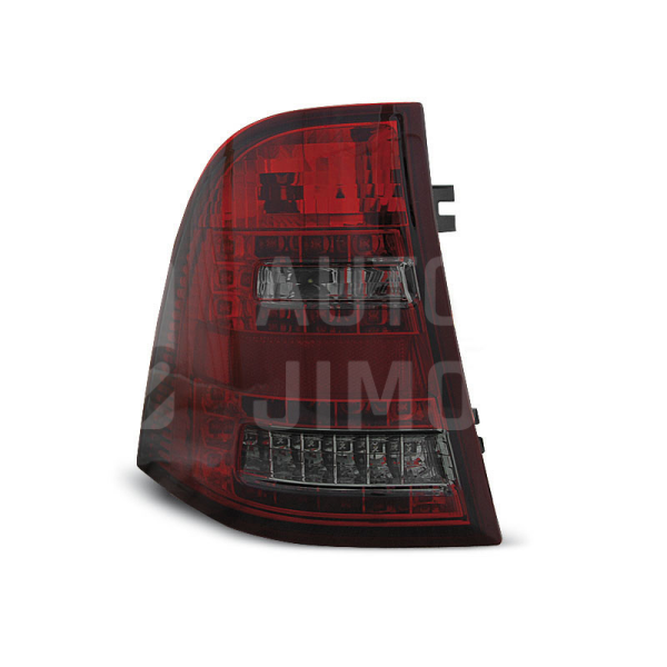 Zadní světla, lampy Mercedes M W163 98-05, LED, červeno kouřové