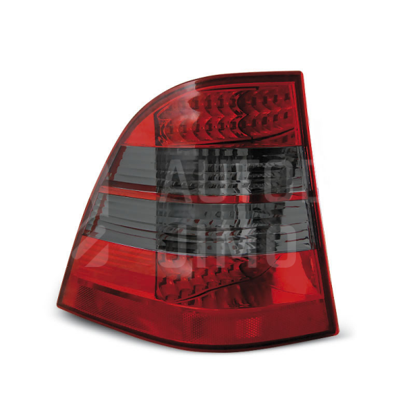 Zadní světla, lampy Mercedes M W163 98-05, LED, červeno-kouřové