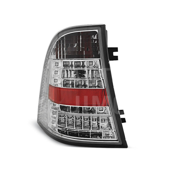 Zadní světla, lampy Mercedes M W163 98-05, LED, chromové