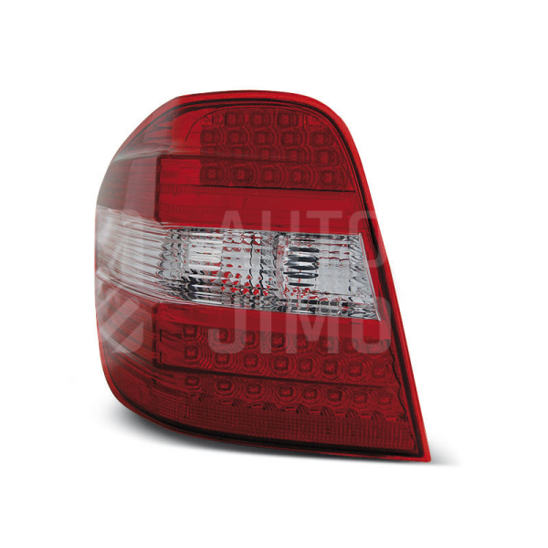 Zadní světla, lampy Mercedes M W164 05-08, LED, červeno-bílé