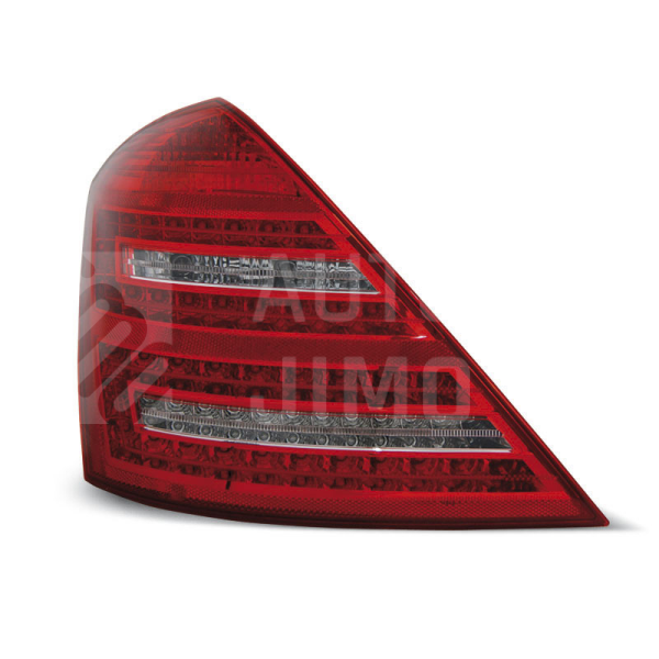 Zadní světla, lampy Mercedes S W221 05-09, LED, červeno-bílé