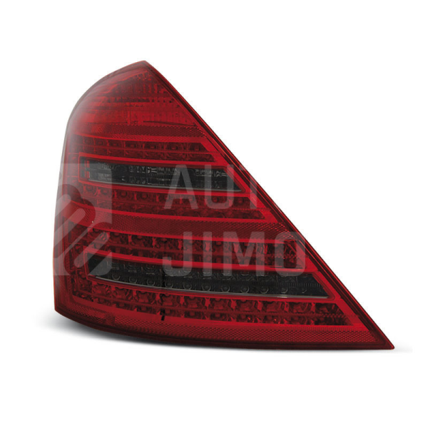 Zadní světla, lampy Mercedes S W221 05-09, LED, červeno-kouřové.