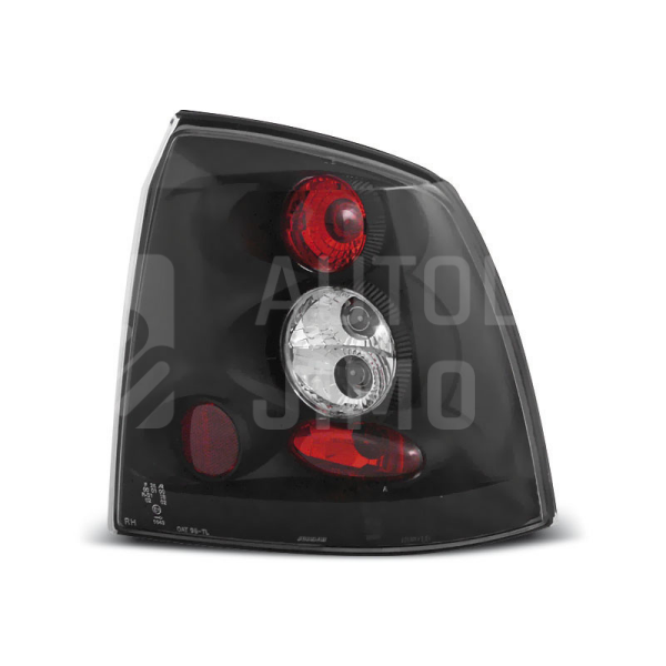 Zadní světla, lampy Opel Astra G 97-04, 3dv./5dv., černé. Zadní světla, lampy Opel Astra G 97-04, 3dv./5dv., černé.