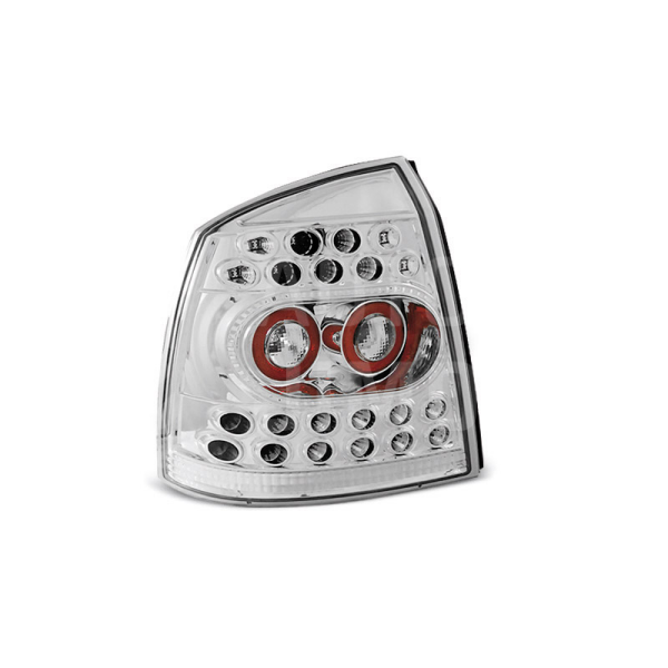 Zadní světla, lampy Opel Astra G 97-04, 3dv./5dv., LED, chromové. Zadní světla, lampy Opel Astra G 97-04, 3dv./5dv., LED, chromové.