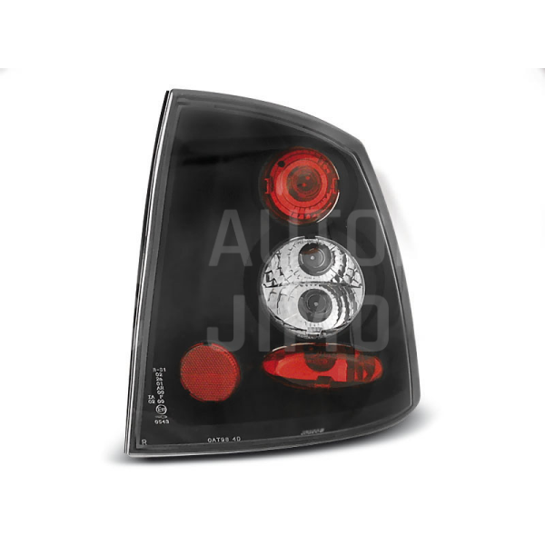 Zadní světla, lampy Opel Astra G 97-04, sed./coupé/cab., černé Zadní světla, lampy Opel Astra G 97-04, sed./coupé/cab., černé