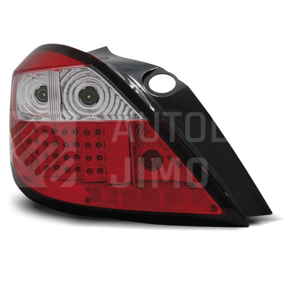 Zadní světla, lampy Opel Astra H 04-09, 5dv., LED, červeno-bílé Zadní světla, lampy Opel Astra H 04-09, 5dv., LED, červeno-bílé