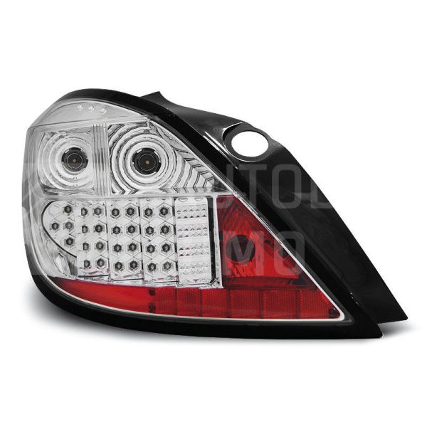 Zadní světla, lampy Opel Astra H 04-09, 5dv., LED, chromové Zadní světla, lampy Opel Astra H 04-09, 5dv., LED, chromové