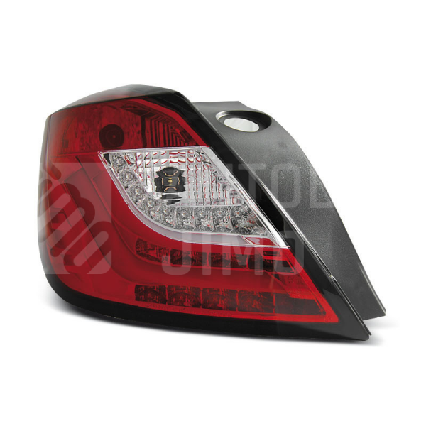 Zadní světla, lampy Opel Astra H GTC 04-09, 3dv., LED, červeno-bílé Zadní světla, lampy Opel Astra H GTC 04-09, 3dv., LED, červeno-bílé