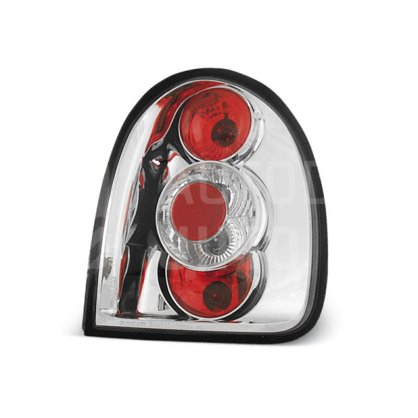 Zadní světla, lampy Opel Corsa B 93-00, 3dveř., chromové