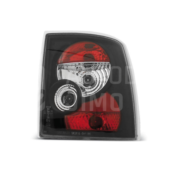 Zadní světla, lampy Opel Vectra A 88-95, černé Zadní světla, lampy Opel Vectra A 88-95, černé