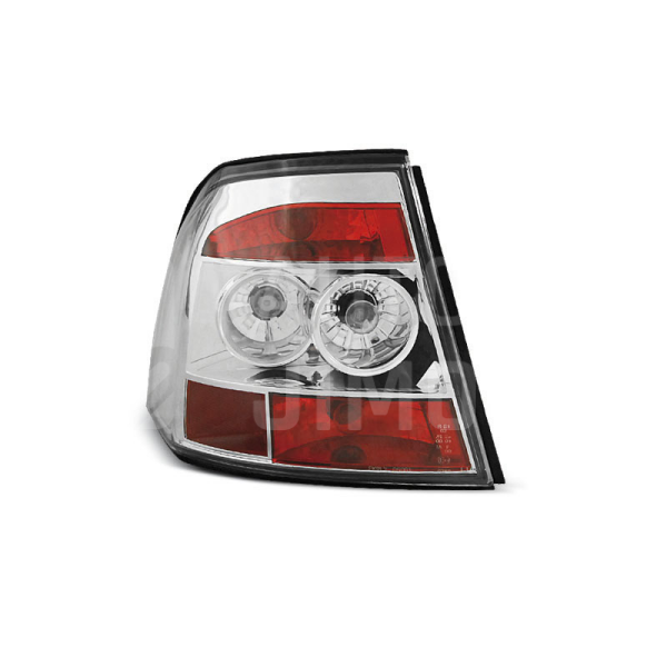 Zadní světla, lampy Opel Vectra B 95-98, htb/sed., chromové. Zadní světla, lampy Opel Vectra B 95-98, htb/sed., chromové.