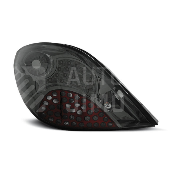Zadní světla, lampy Peugeot 207 06-09, 3dv./5dv., LED, kouřové