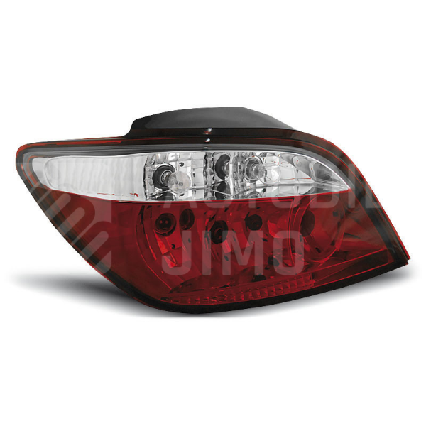 Zadní světla, lampy Peugeot 307 01-07, červeno-bílé