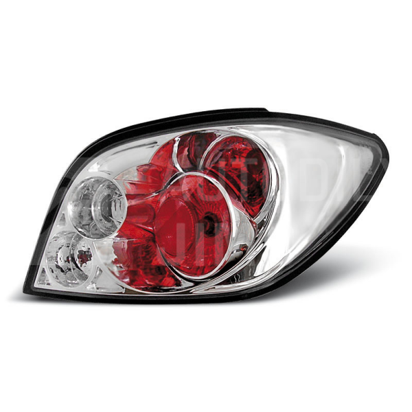 Zadní světla, lampy Peugeot 307 01-07, chromové