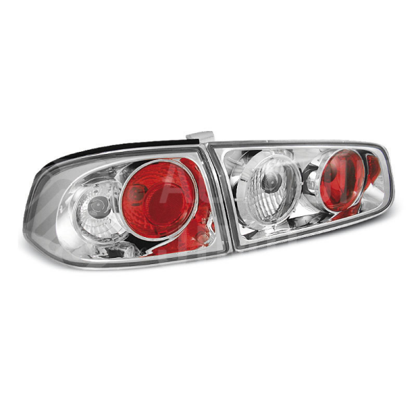 Zadní světla, lampy Renault Laguna II 01-05, liftback, chromové