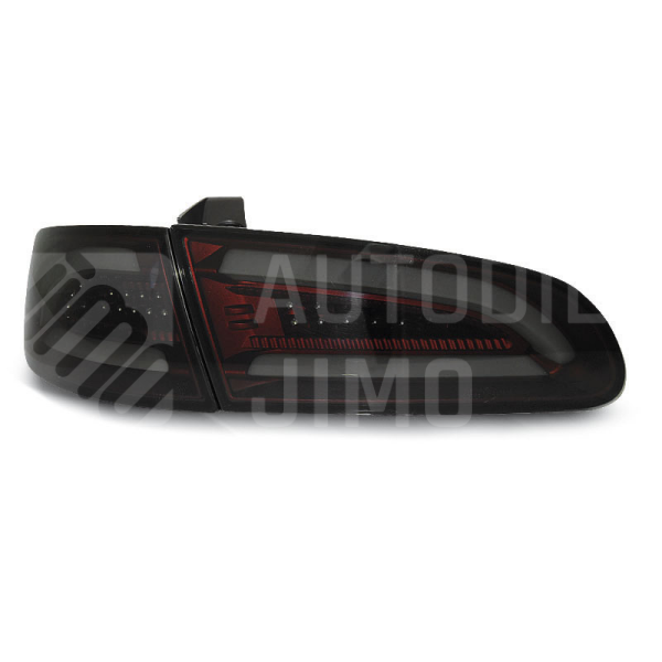 Zadní světla, lampy Seat Ibiza 02-08, LED proužky, kouřovo-červené Zadní světla, lampy Seat Ibiza 02-08, LED proužky, kouřovo-červené
