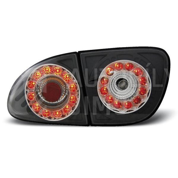 Zadní světla, lampy Seat Leon 99-04, LED, černé. Zadní světla, lampy Seat Leon 99-04, LED, černé.