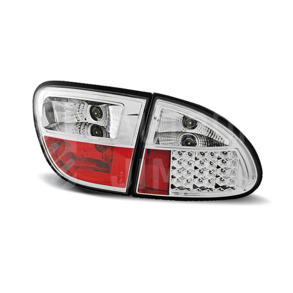 Zadní světla, lampy Seat Leon 99-04, LED, chromové Zadní světla, lampy Seat Leon 99-04, LED, chromové