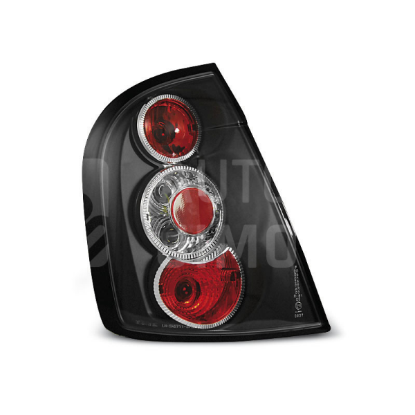 Zadní světla lampy Škoda Fabia I 99-04 Hatchback černé Zadní světla lampy Škoda Fabia I 99-04 Hatchback černé