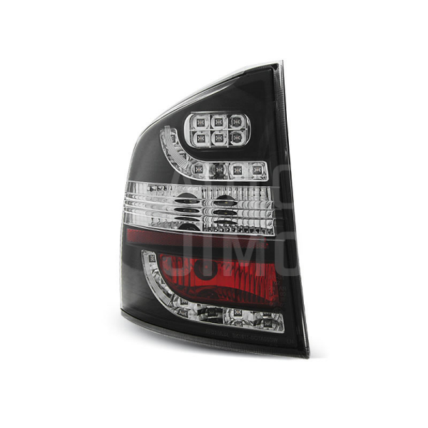 Zadní světla, lampy Škoda Octavia II 04-, combi, LED, černé Zadní světla, lampy Škoda Octavia II 04-, combi, LED, černé