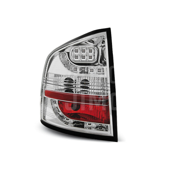 Zadní světla, lampy Škoda Octavia II 04-, combi, LED, chromové Zadní světla, lampy Škoda Octavia II 04-, combi, LED, chromové