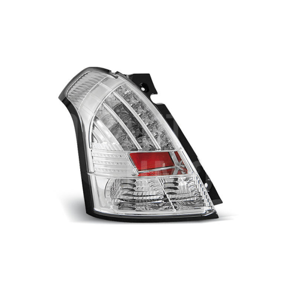 Zadní světla, lampy Suzuki Swift 05-10, LED, chromové