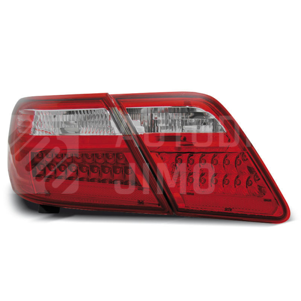 Zadní světla, lampy Toyota Camry 6 XV40 06-09, LED, červeno-bílé