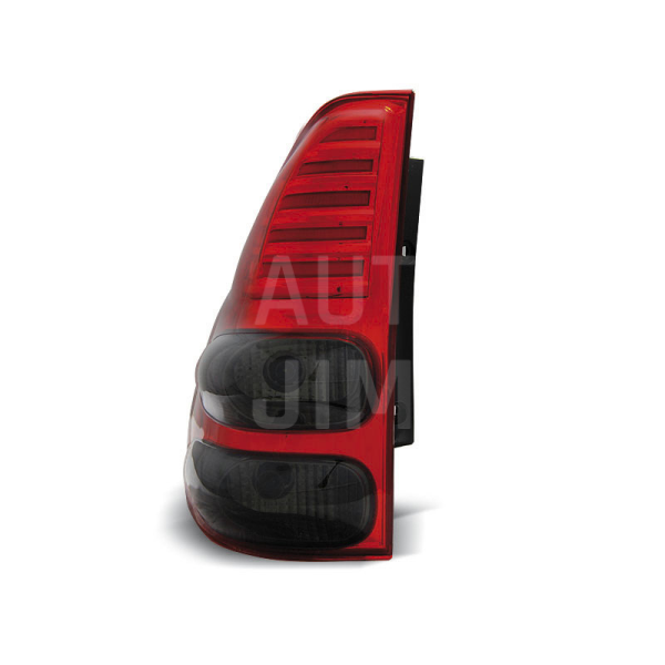 Zadní světla, lampy Toyota Land Cruiser 120 03-09, LED, červeno kouřové