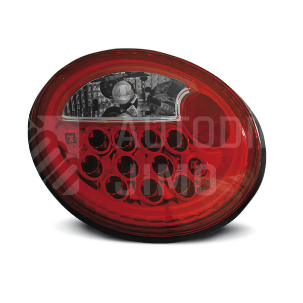 Zadní světla, lampy Volkswagen New Beetle 98-05, LED, červeno-bílé
