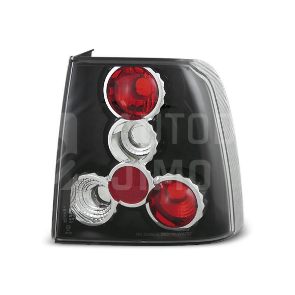 Zadní světla, lampy Volkswagen Passat B5 96-00, sedan, černé.