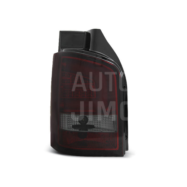 Zadní světla, lampy Volkswagen T5 10-15, LED proužky, červeno-kouřové