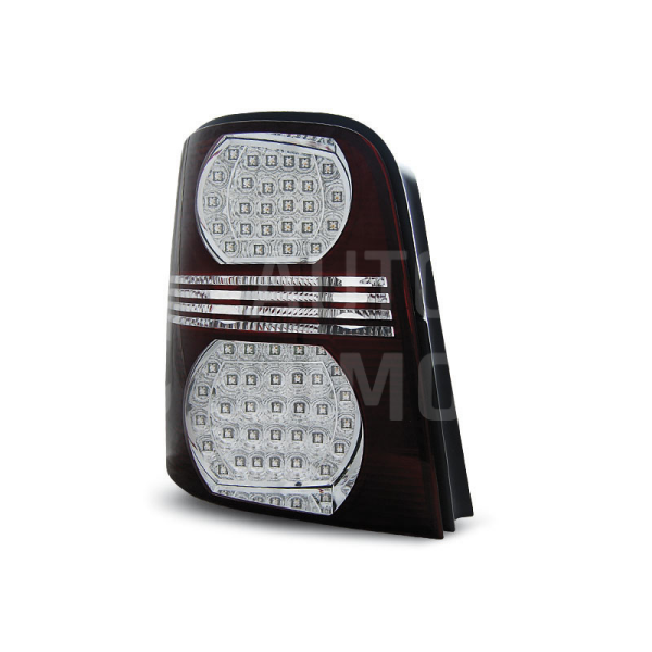 Zadní světla, lampy Volkswagen Touran 03-10, LED, červeno-bílé