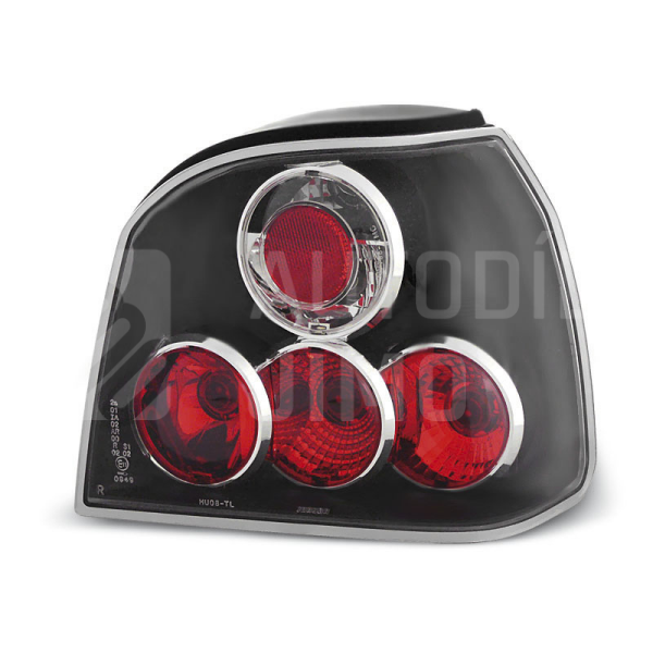 Zadní světla, lampy VW Golf III 91-97 hb/cab, černé