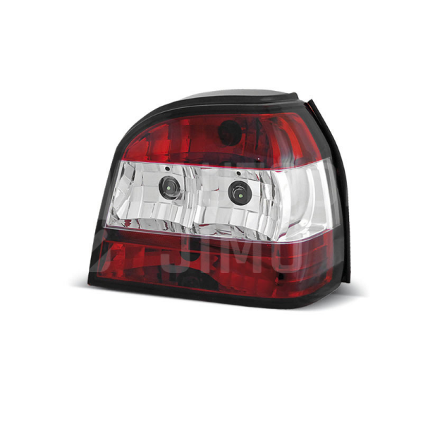 Zadní světla, lampy VW Golf III 91-97 hb/cab, červenobílé