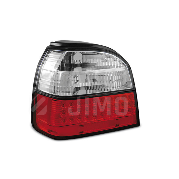 Zadní světla, lampy VW Golf III 91-97 hb/cab, LED, bílo-červené