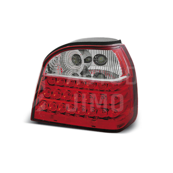 Zadní světla, lampy VW Golf III 91-97 hb/cab, LED, červeno-bílé