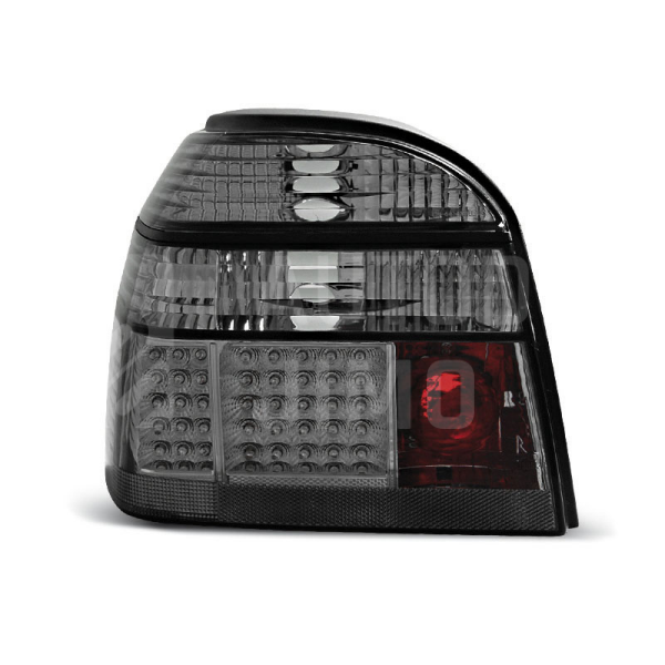 Zadní světla, lampy VW Golf III 91-97 hb/cab, LED, kouřové