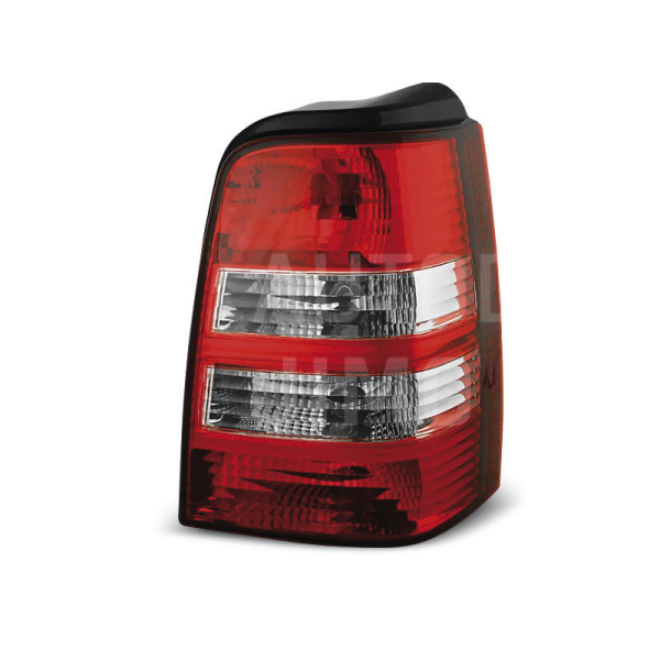 Zadní světla, lampy VW Golf III 91-99 combi, červeno-chromové Zadní světla, lampy VW Golf III 91-99 combi, červeno-chromové