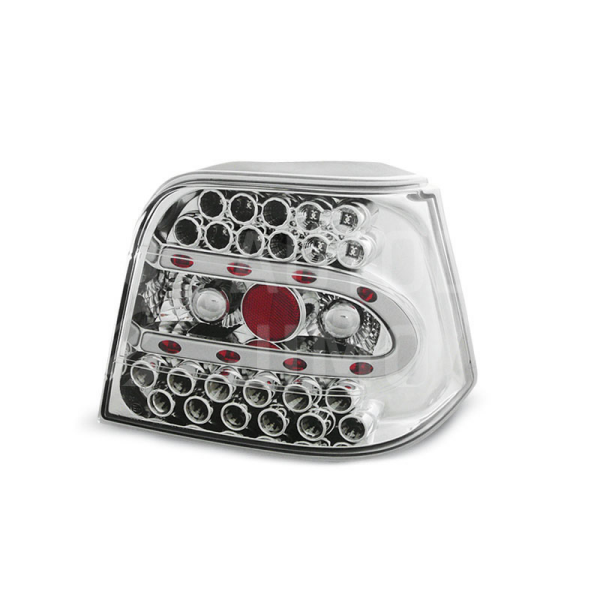 Zadní světla, lampy VW Golf IV 97-03 hb, LED, chromové.